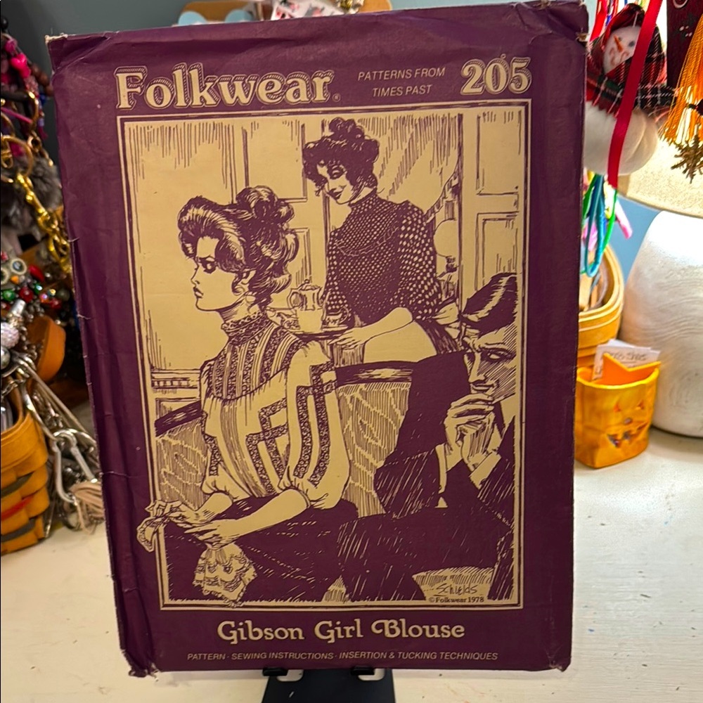 Vintage Folkwear Gibson Girl Blouse Pattern